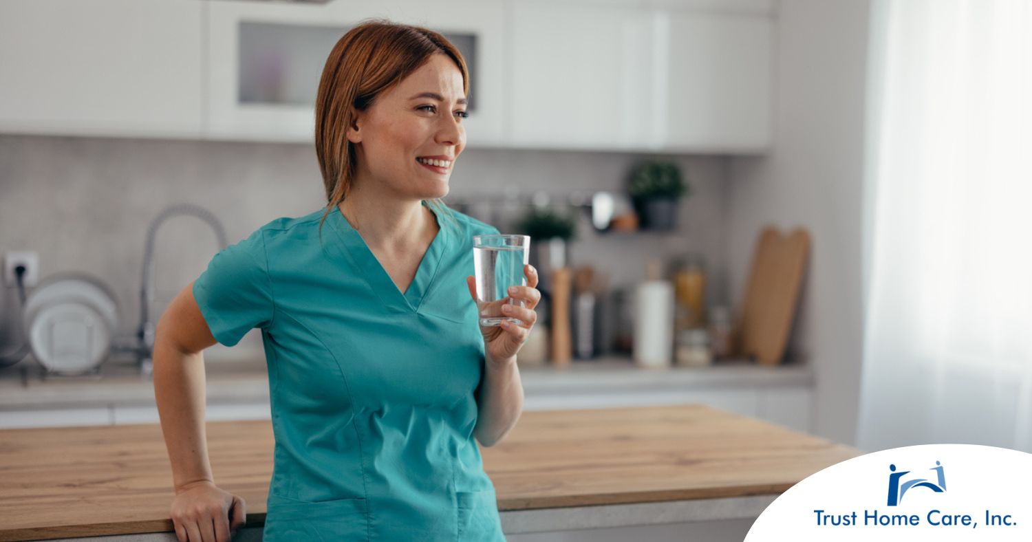 Staying on Track Time Management Tips When Caring for Seniors A caregiver implements time management tips to help when caring for seniors.