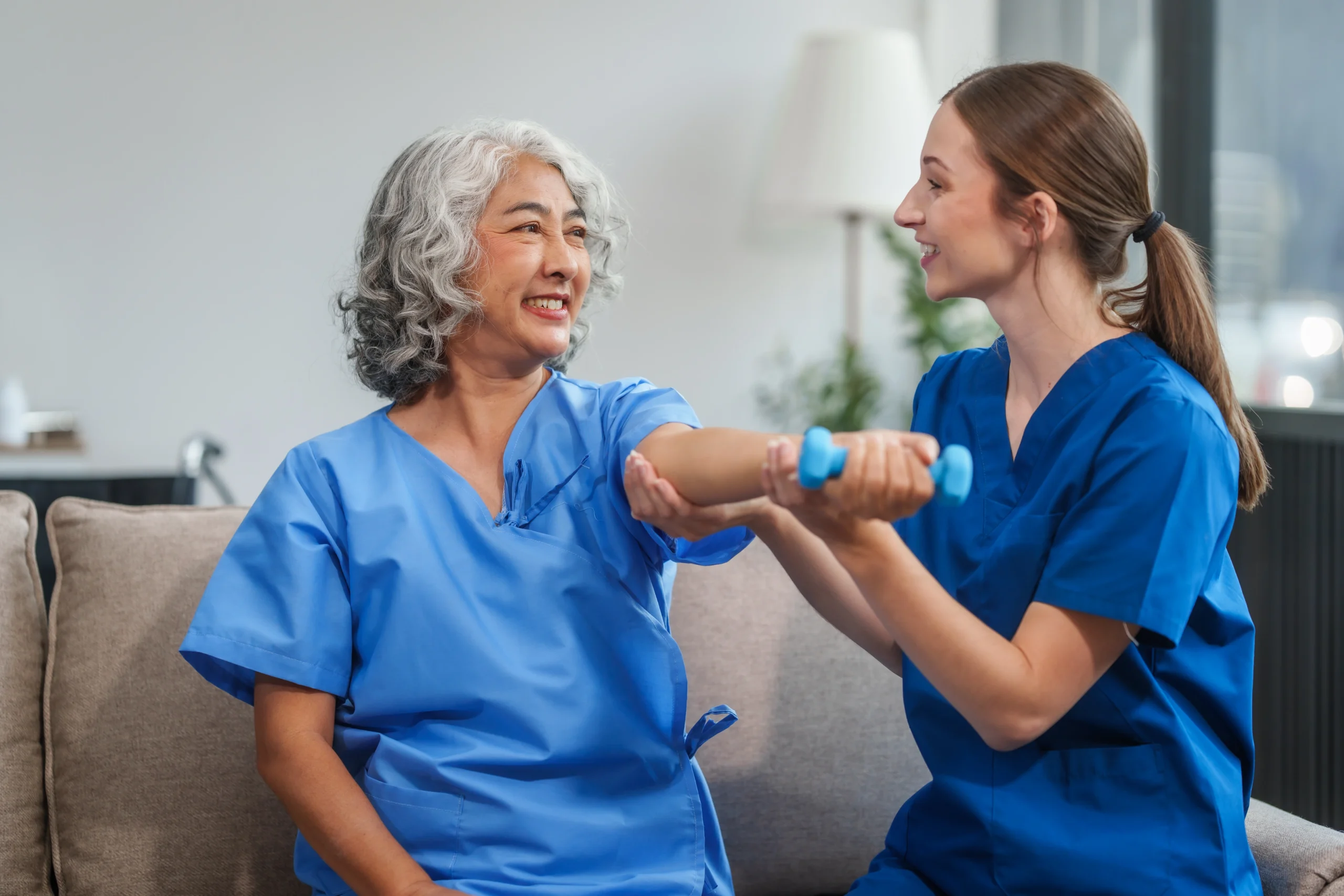 Client receiving occupational therapy home care In Bowie, MD