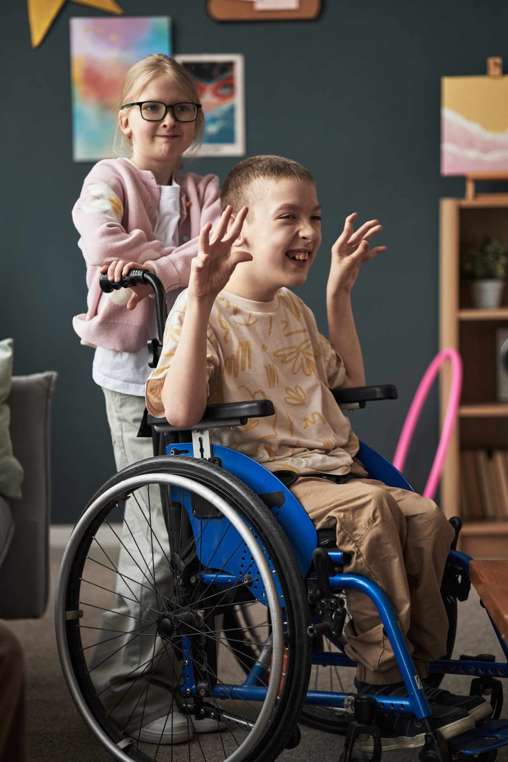 Pediatric home care services being provided by Bowie home care agency