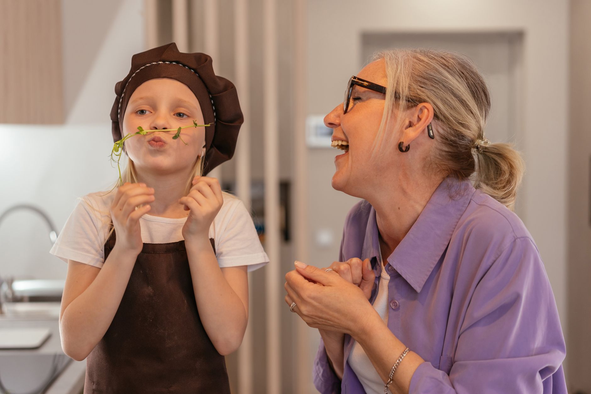 A senior enjoying a warm family moment, reflecting the peace of mind of live-in care in Sterling, VA