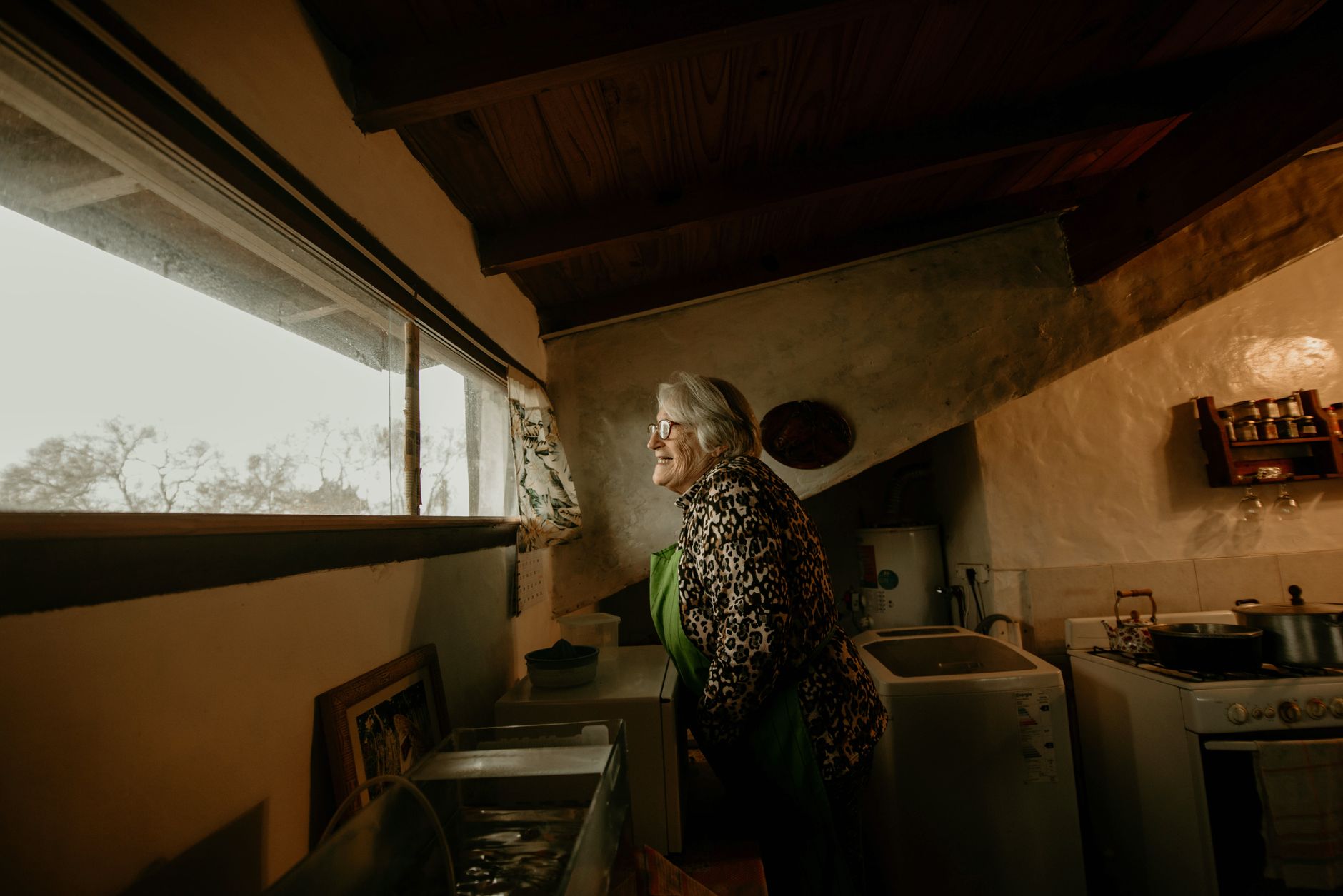 A senior content in the familiar comfort of home while receiving skilled nursing care in Sterling, VA