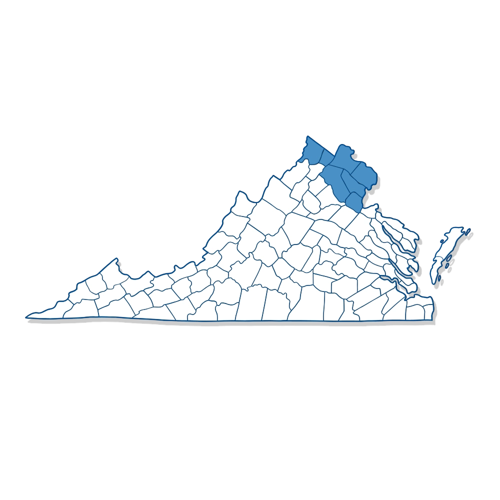 Sterling, VA Office Service Areas